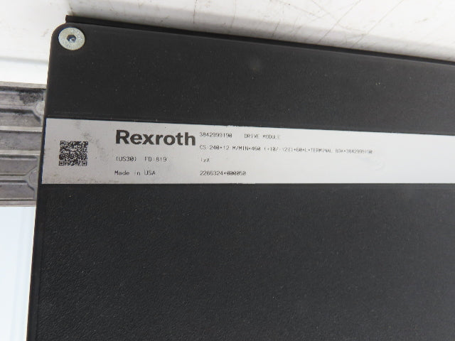 Rexroth CS: 240-12 M/MIN-460 Transverse Belt Conveyor Drive Module 240mm Width