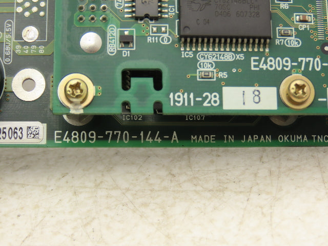 Okuma E4809-770-144-A Universal Compact Main Board A911-2818 2M Flash Memory