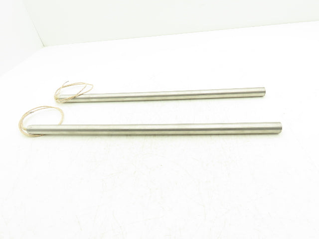 Big Chief 180310 Cartridge Tube Heater 3/4" x 18" 2000 W/240 V 12" Lead Lot of 2