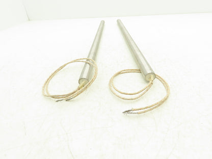 Big Chief 180310 Cartridge Tube Heater 3/4" x 18" 2000 W/240 V 12" Lead Lot of 2