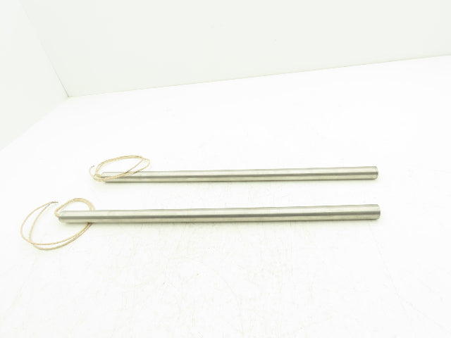 Big Chief 180310 Cartridge Tube Heater 3/4" x 18" 2000 W/240 V 12" Lead Lot of 2