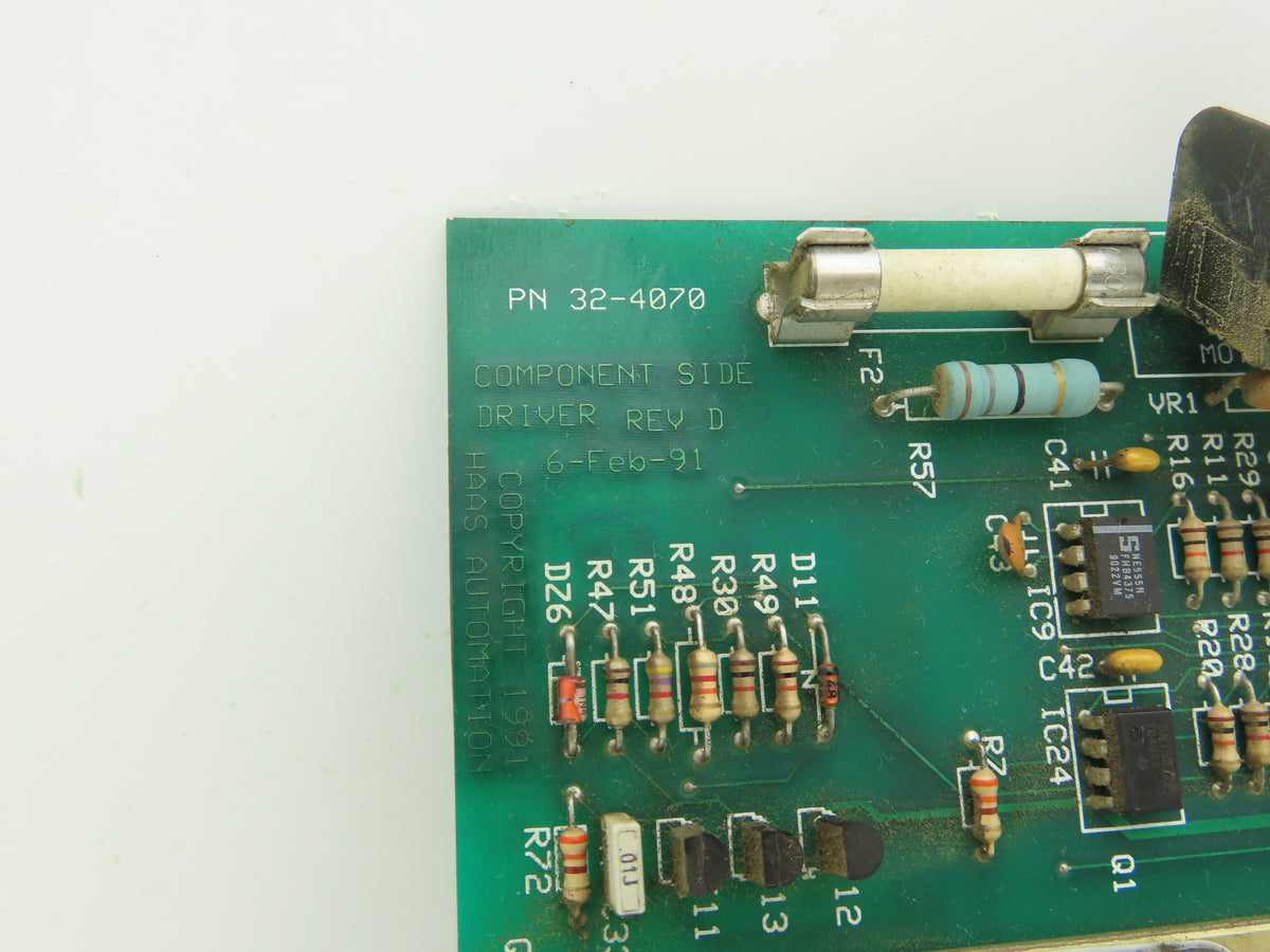Haas Automation 32-4070 Printed Circuit Board Servo Amplifier Driver Card Rev D