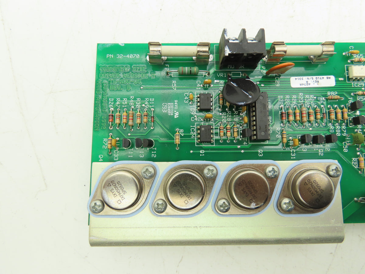 Haas Automation 32-4070 Printed Circuit Board Servo Amplifier Driver Ver H Rev B