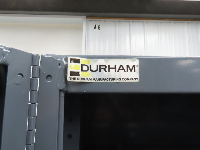 Durham DC36-4S12DS-95 Storage Bin Cabinet 4 Shelf 14 GA 36x24x72" Tool Parts