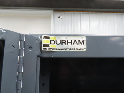 Durham DC36-4S12DS-95 Storage Bin Cabinet 4 Shelf 14 GA 36x24x72" Tool Parts