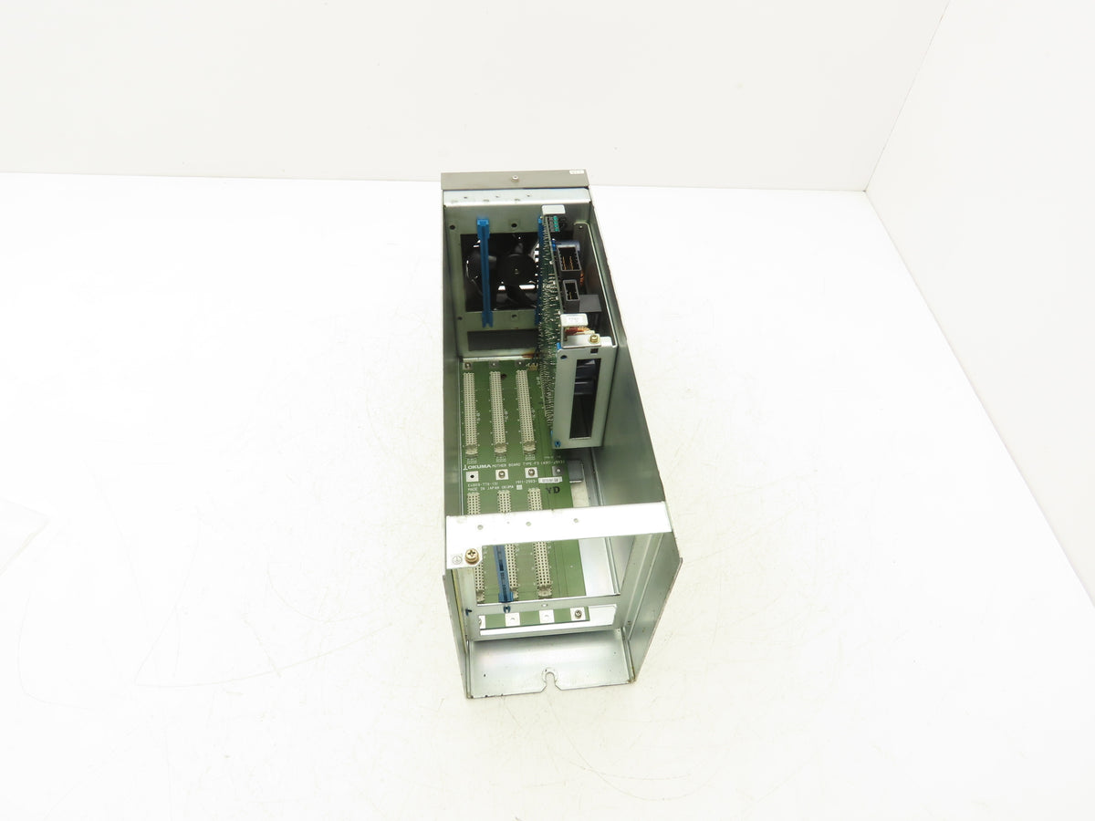 Okuma E7191-00U-001 Fixed 3-Rack PLC Chassis with Motherboard 1911-2903