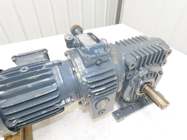 Emod Lenze 71L/2 Variable Gearmotor 2.6-.5 RPM .55kw 278/480V 3PH Double Reducer