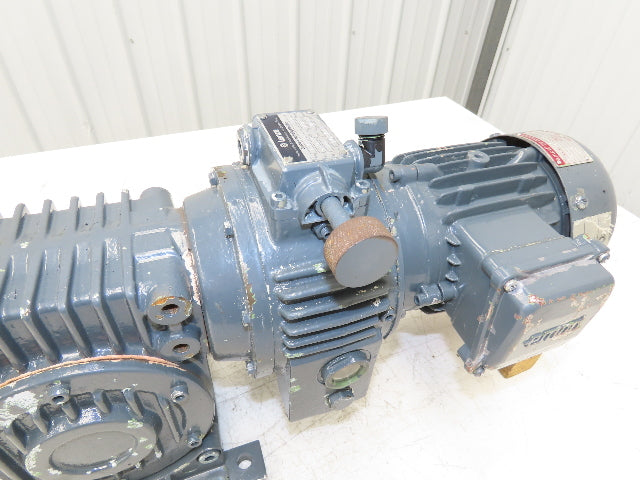 Emod Lenze 71L/2 Variable Gearmotor 2.6-.5 RPM .55kw 278/480V 3PH Double Reducer