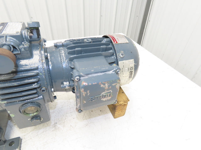 Emod Lenze 71L/2 Variable Gearmotor 2.6-.5 RPM .55kw 278/480V 3PH Double Reducer