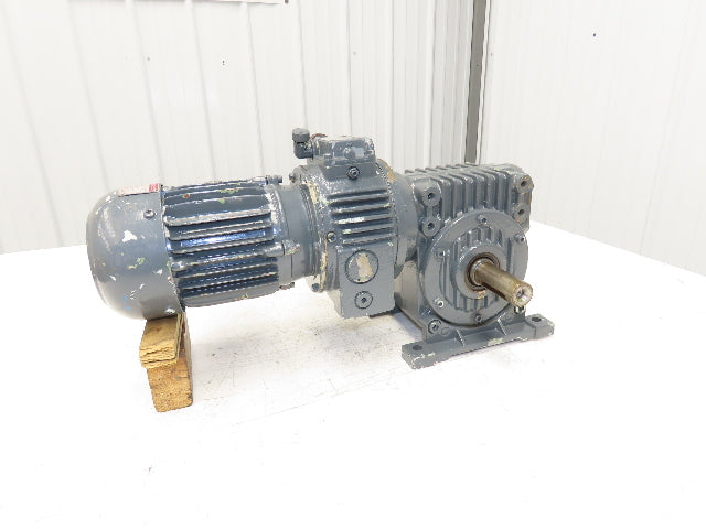 Emod Lenze 71L/2 Variable Gearmotor 2.6-.5 RPM .55kw 278/480V 3PH Double Reducer