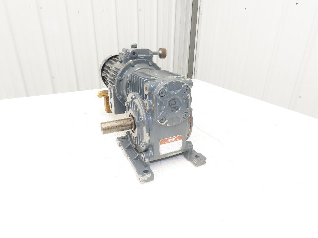 Emod Lenze 71L/2 Variable Gearmotor 2.6-.5 RPM .55kw 278/480V 3PH Double Reducer