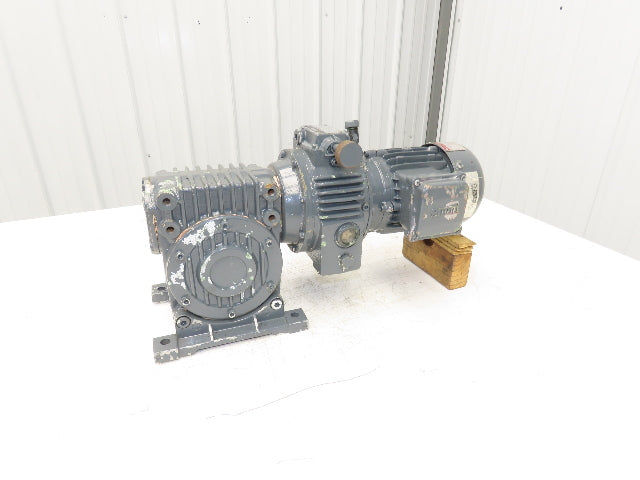Emod Lenze 71L/2 Variable Gearmotor 2.6-.5 RPM .55kw 278/480V 3PH Double Reducer