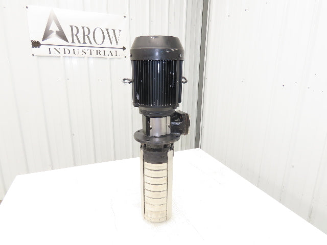 Ebara 40VTP3/8 62.2C Vertical Immersion Coolant Pump 900L/min 2.2kw 460V 3PH