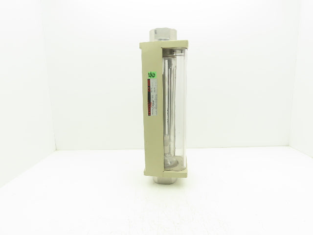 Brooks GT 1000 VA Flow Meter Sight Glass Tube SCFM Air 75 PSI 1-1/2"NPT 316L