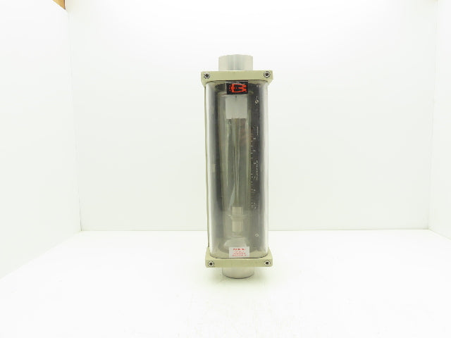 Brooks GT 1000 VA Flow Meter Sight Glass Tube SCFM Air 75 PSI 1-1/2"NPT 316L