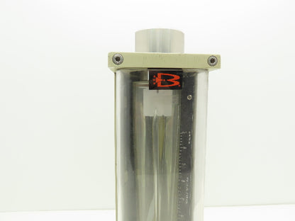 Brooks GT 1000 VA Flow Meter Sight Glass Tube SCFM Air 75 PSI 1-1/2"NPT 316L
