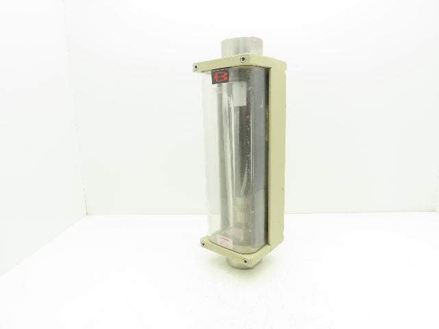 Brooks GT 1000 VA Flow Meter Sight Glass Tube SCFM Air 75 PSI 1-1/2"NPT 316L