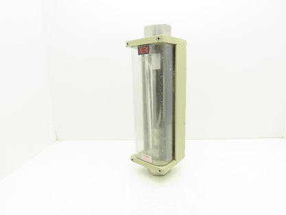 Brooks GT 1000 VA Flow Meter Sight Glass Tube SCFM Air 75 PSI 1-1/2"NPT 316L