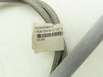Big Chief Cartridge Heater Rod 1/2" X 4-1/4" 500 W / 240 V 60" Leads Lot of 4