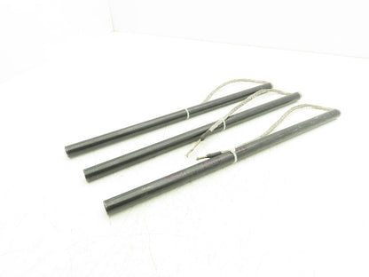 Beringer Cartridge Tube Heater 5/8" x 17-3/4" 450 W/240 V 13" Leads Lot of 3