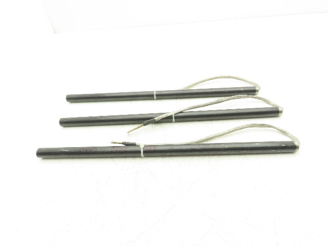 Beringer Cartridge Tube Heater 5/8" x 17-3/4" 450 W/240 V 13" Leads Lot of 3