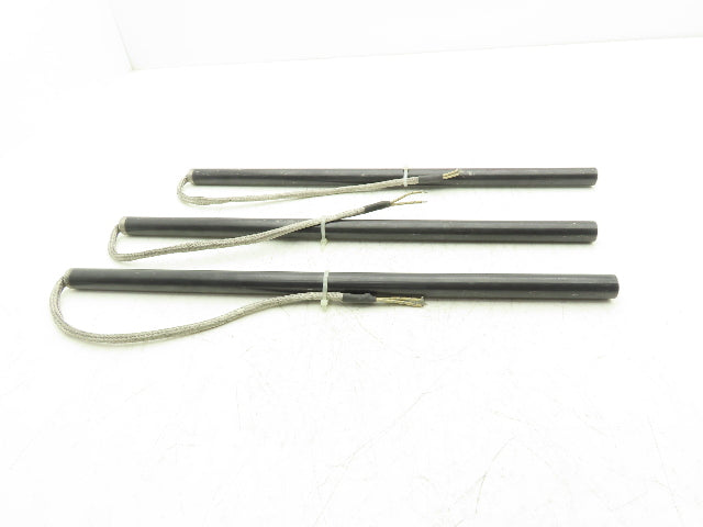 Beringer Cartridge Tube Heater 5/8" x 17-3/4" 450 W/240 V 13" Leads Lot of 3