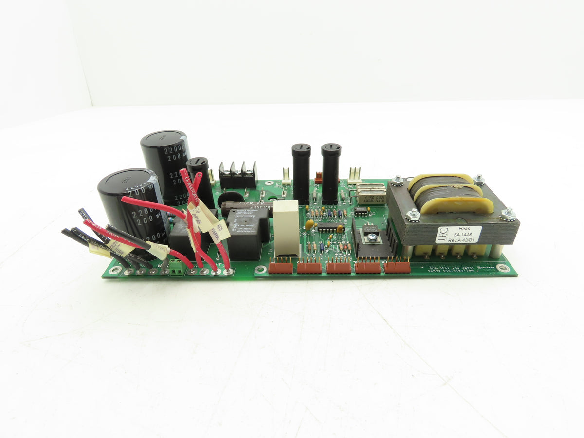Haas Automation 34-4025L Printed Circuit Board Servo Distribution Module Rev A