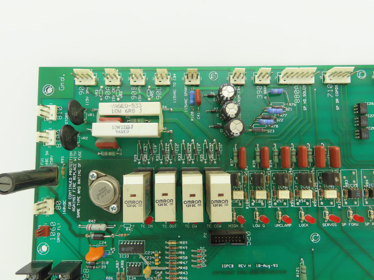 Haas Automation IOPCB Printed Circuit Board Servo Distribution Module Rev H