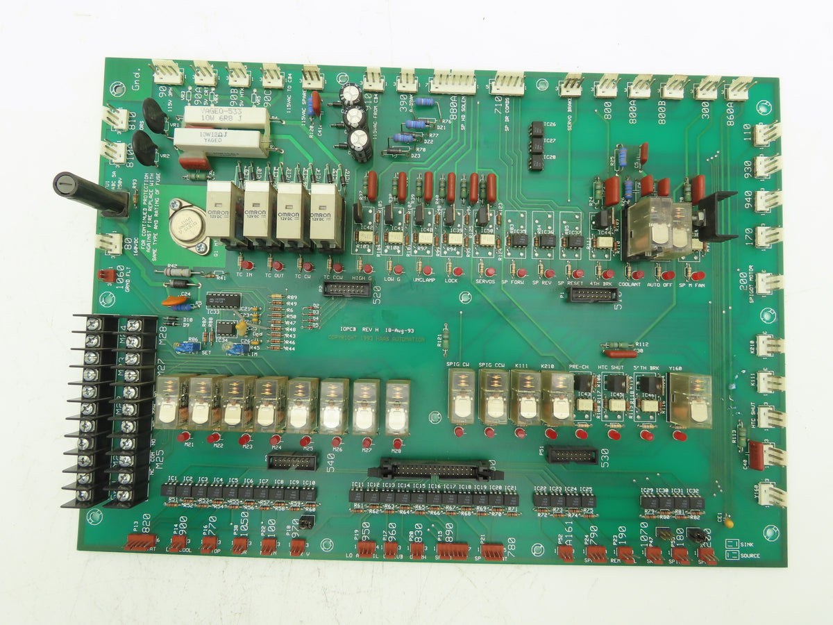 Haas Automation IOPCB Printed Circuit Board Servo Distribution Module Rev H