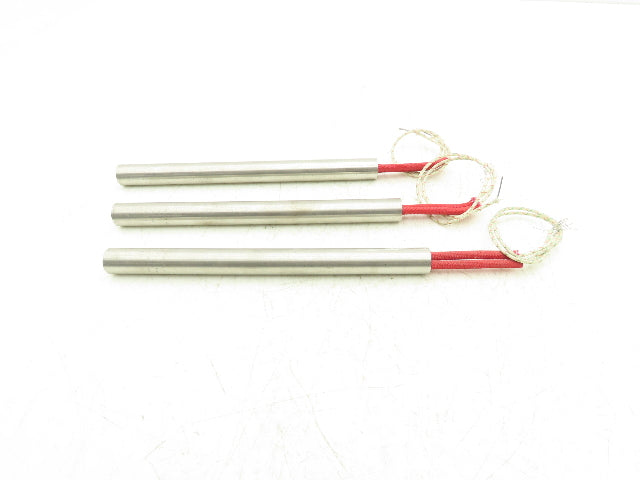 Watlow N9A26A Cartridge Heater Firerod 3/4" x 9" 350 W 240 V 10" Leads Lot of 3