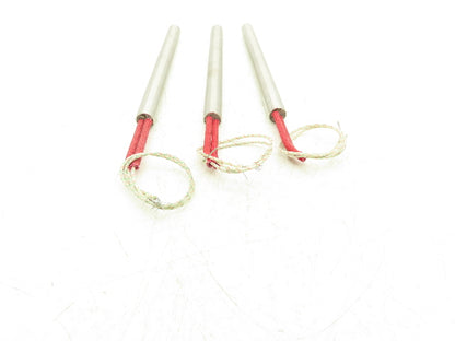 Watlow N9A26A Cartridge Heater Firerod 3/4" x 9" 350 W 240 V 10" Leads Lot of 3