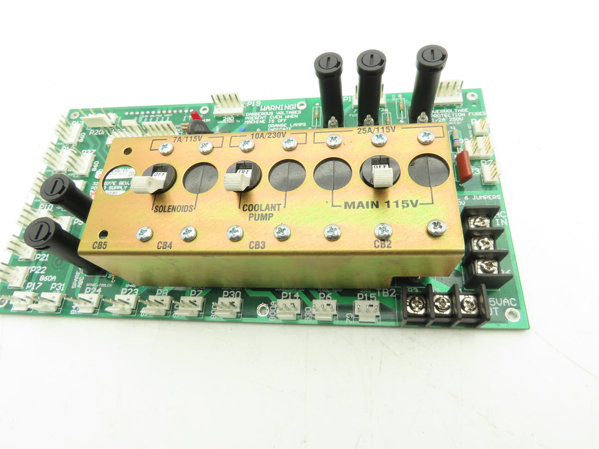 Haas Automation 32-4077E Printed Circuit Board Power Supply PCB Module Rev C