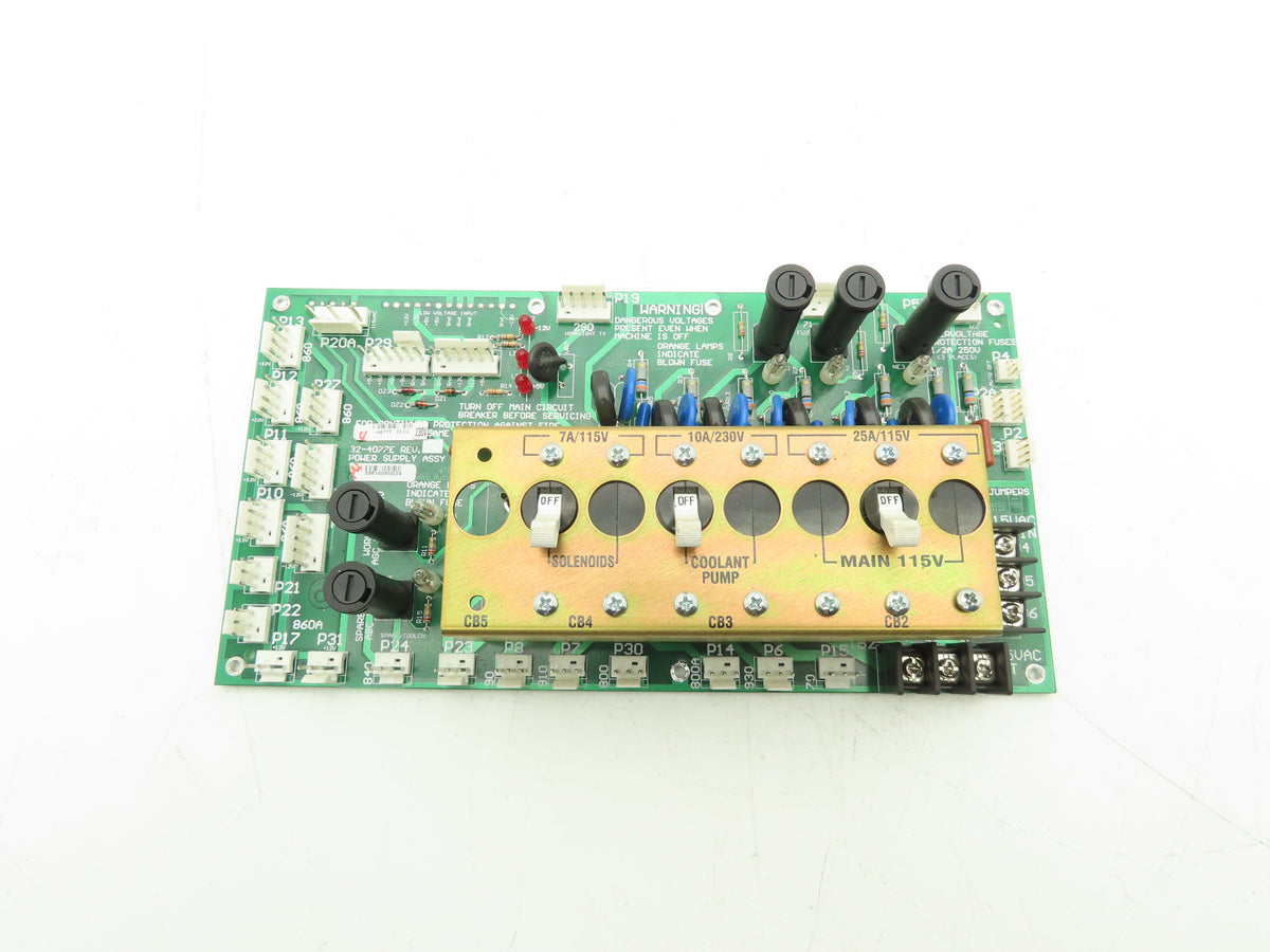 Haas Automation 32-4077E Printed Circuit Board Power Supply PCB Module Rev C