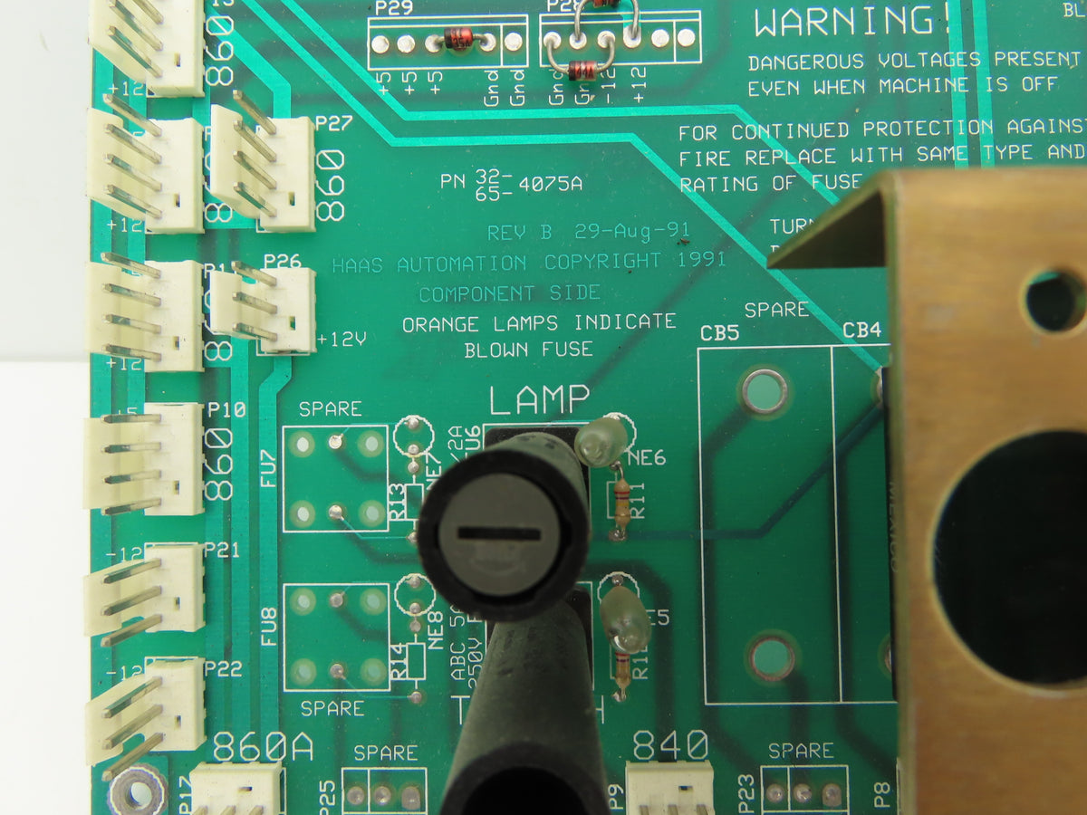Haas Automation 32-4075A Printed Circuit Board Power Supply PCB Module Rev B