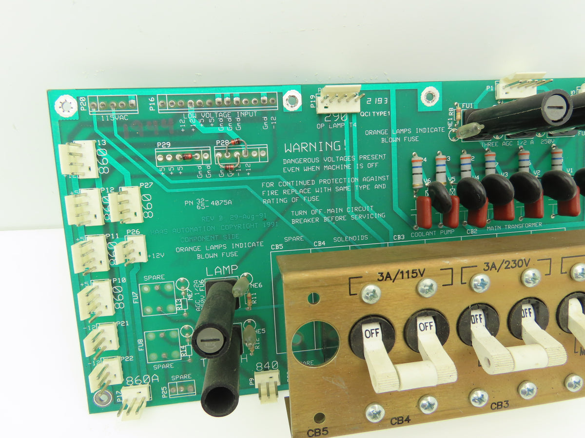Haas Automation 32-4075A Printed Circuit Board Power Supply PCB Module Rev B