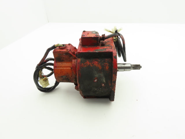 Yaskawa USAPEM-07YR11 AC Servo Motor 513W 2000 RPM Spline Shaft