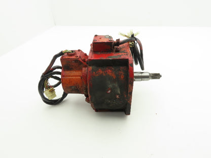 Yaskawa USAPEM-07YR11 AC Servo Motor 513W 2000 RPM Spline Shaft