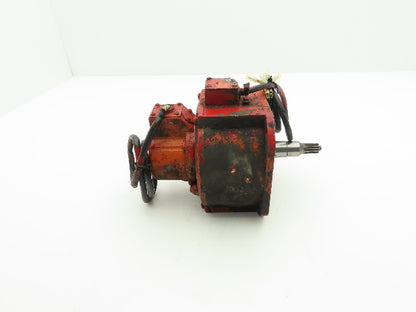 Yaskawa USAPEM-07YR11 AC Servo Motor 513W 2000 RPM Spline Shaft