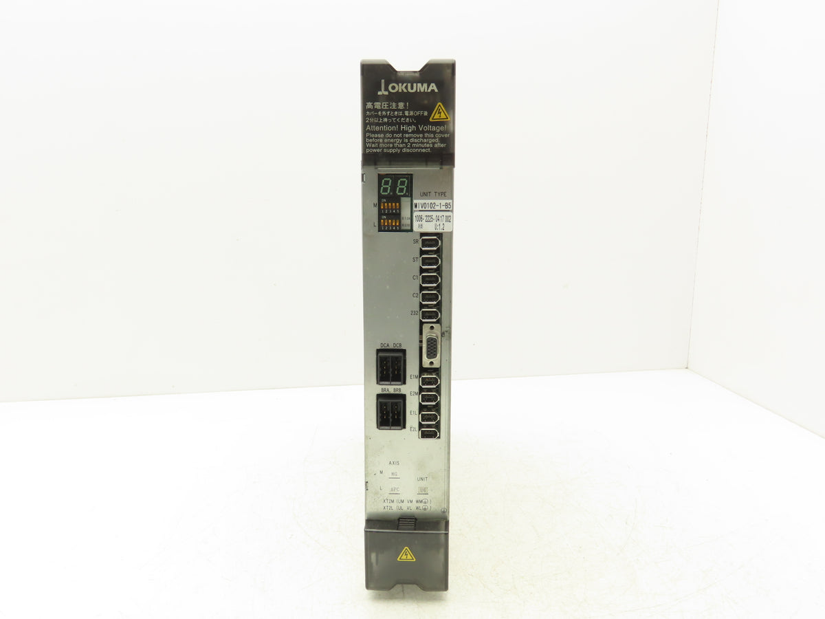 Okuma MIV0102-1-B5 AC Servo Drive Module U:1.2 1006-2225-04-17-002