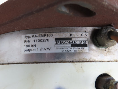 Promess KA-EMF100 Servo Press 60kN 330mm Stroke Screw Actuator 60/330/200
