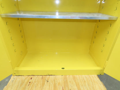 Jamco BM30 Flammable Safety Cabinet 30 Gallon Yellow Flammable Liquid