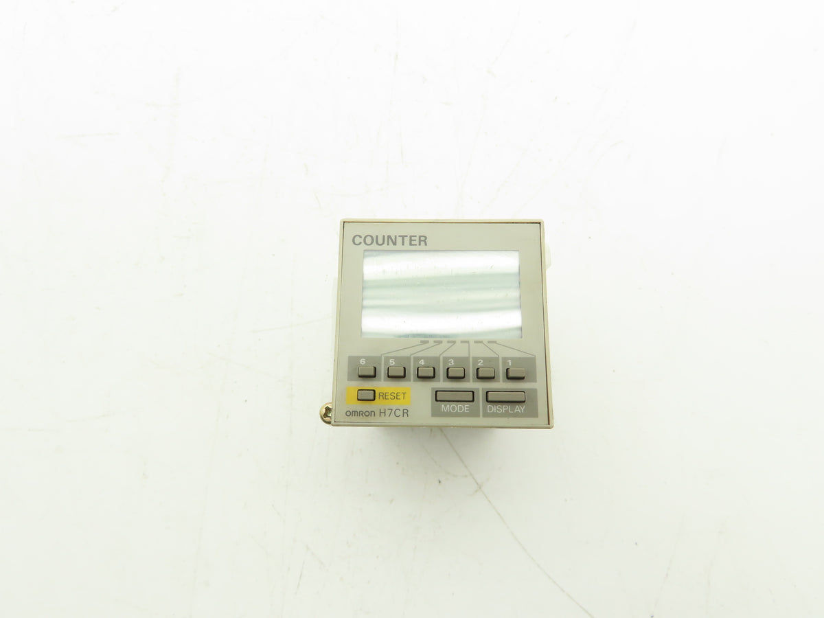 Omron H7CR-SASL Digital Preset 6 Digit Counter 12-24VDC Panel Mounted