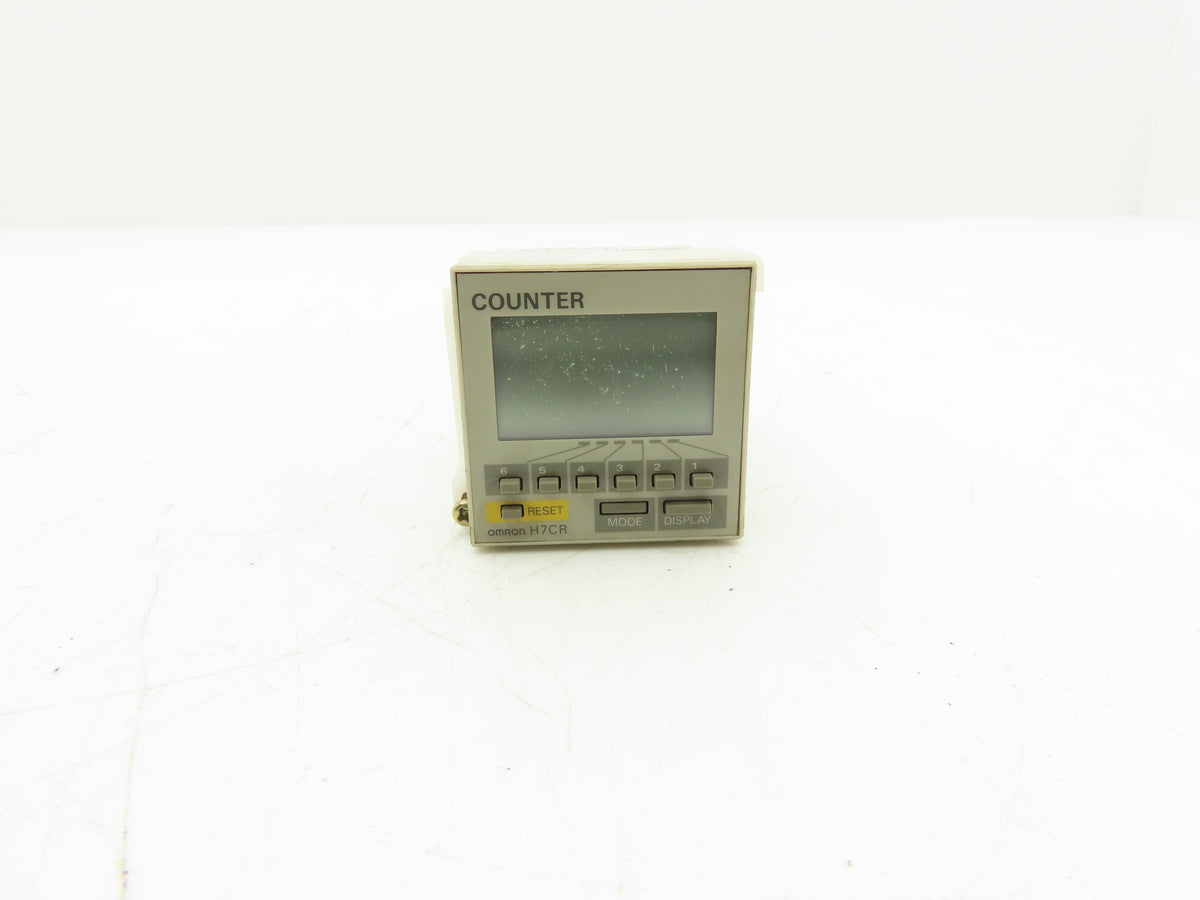 Omron H7CR-SASL Digital Preset 6 Digit Counter 12-24VDC Panel Mounted