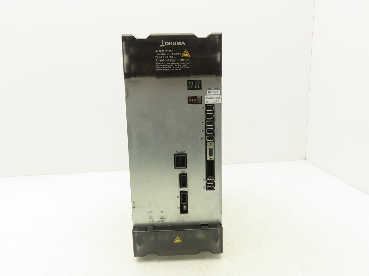 Okuma MIV15-1-B5 AC Servo Spindle Drive Module U:106B 1006-2220-03 18 005