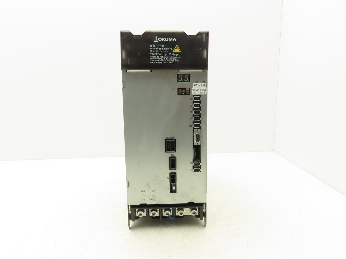 Okuma MIV15-1-B5 AC Servo Spindle Drive Module U:106B 1006-2220-03 25 005