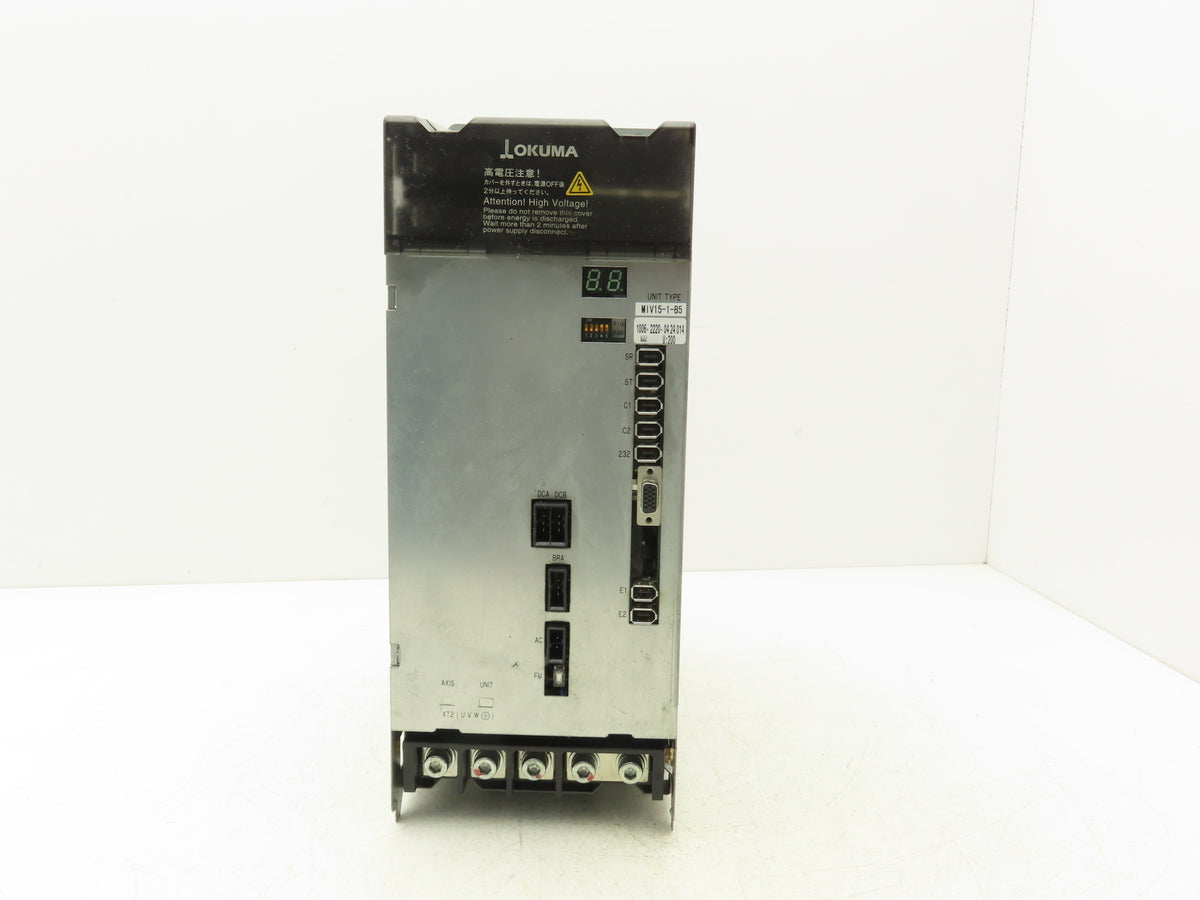 Okuma MIV15-1-B5 AC Servo Spindle Drive Module U:200 1006-2220-04 24 014