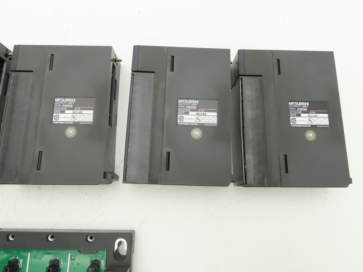 Mitsubishi Electric A1S35B Melsec PLC Backplane Rack Power Supply CPU 7 Slot