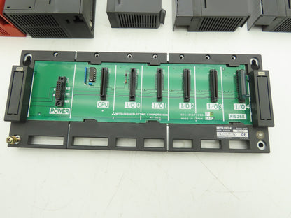 Mitsubishi Electric A1S35B Melsec PLC Backplane Rack Power Supply CPU 7 Slot