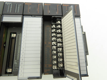Mitsubishi Electric A1S35B Melsec PLC Backplane Rack Power Supply CPU 7 Slot
