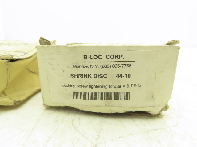 B-LOC Corp 44-10 Keyless Locking Bushing Coupling Bore Size 1.732 Lot of 3